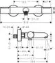Hansgrohe-Ecostat-Element-Wannenthermostat-Aufputz-Chrom-13347000 gallery number 1